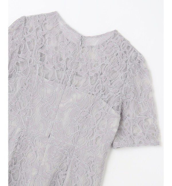 GRACE CONTINENTAL「コードレースフレアドレス」|ドレス|