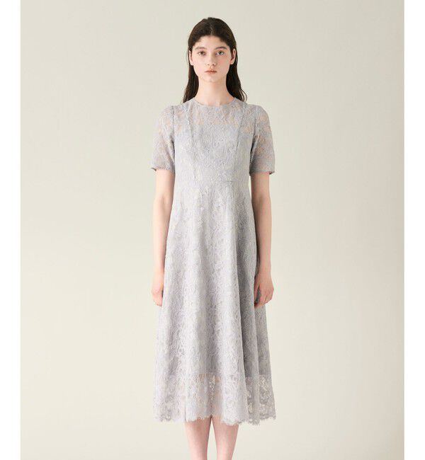 GRACE CONTINENTAL「コードレースフレアドレス」|ドレス|