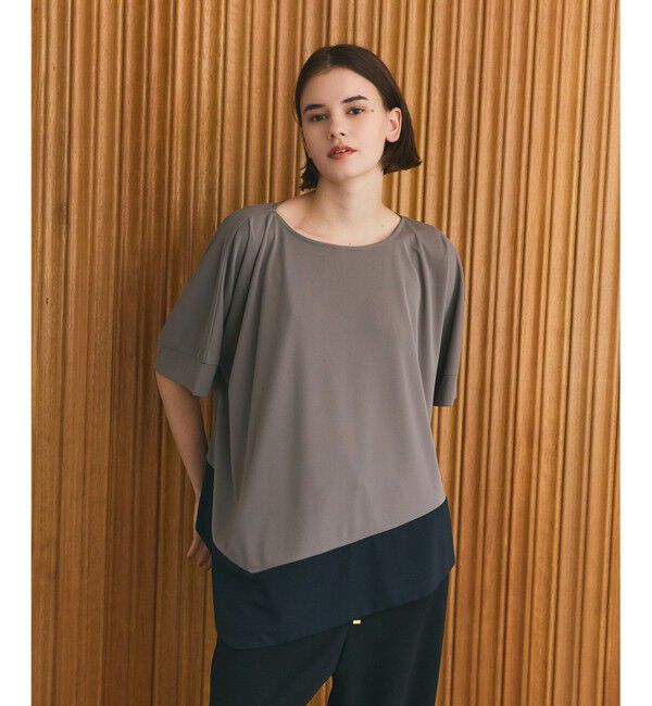 Grace Class「バイカラーアシメトップ」|Tシャツ・カットソー|