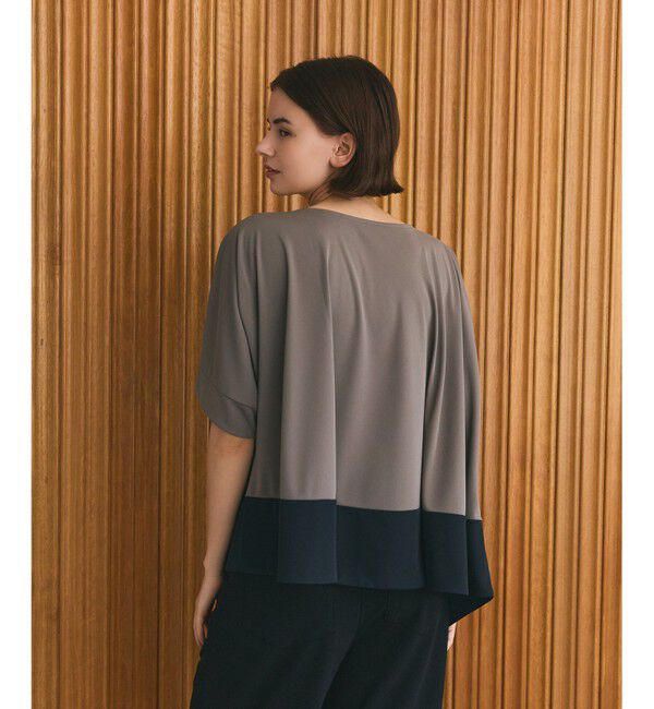 Grace Class「バイカラーアシメトップ」|Tシャツ・カットソー|