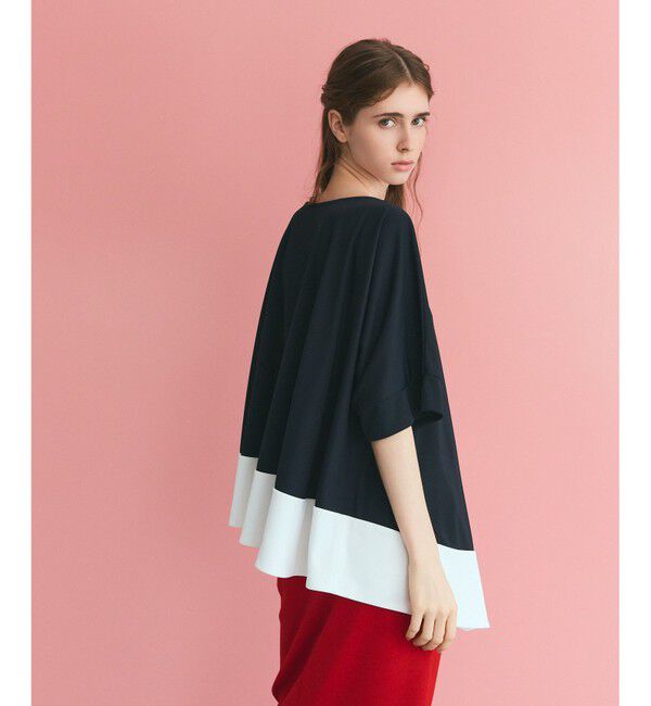 Grace Class「バイカラーアシメトップ」|Tシャツ・カットソー|