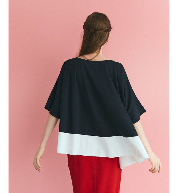 Grace Class「バイカラーアシメトップ」|Tシャツ・カットソー|