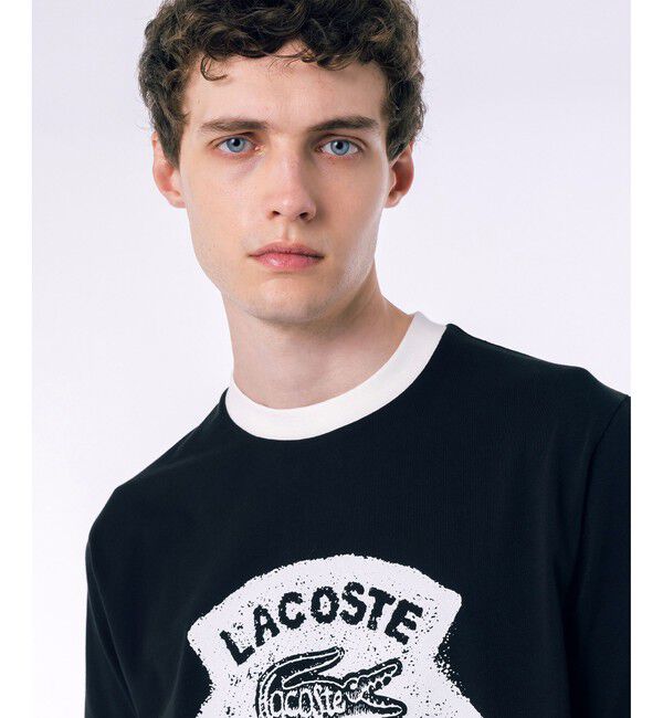LACOSTE「ヴィンテージプリントリンガーTシャツ」|Tシャツ・カットソー|
