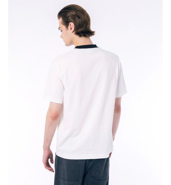 LACOSTE「ヴィンテージプリントリンガーTシャツ」|Tシャツ・カットソー|