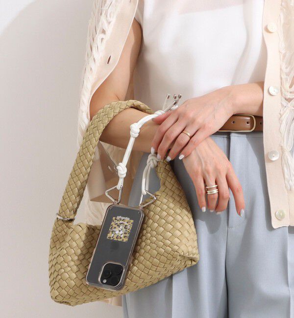 NOLLEY'S「トライアングルカラビナマルチチャーム」|ブローチ・コサージュ|