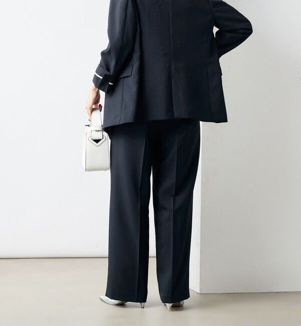 NOLLEY'S sophi「《セットアップ対応》ウォッシャブルライトドライシャンブレーワイドパンツ」|その他|