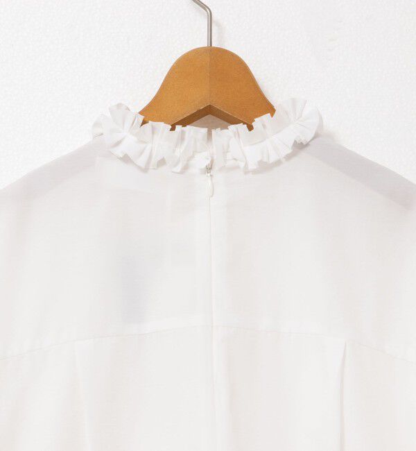 NOLLEY'S「【MARILYN MOON/マリリーンムーン】タックフリルボリュームブラウス」|シャツ・ブラウス|