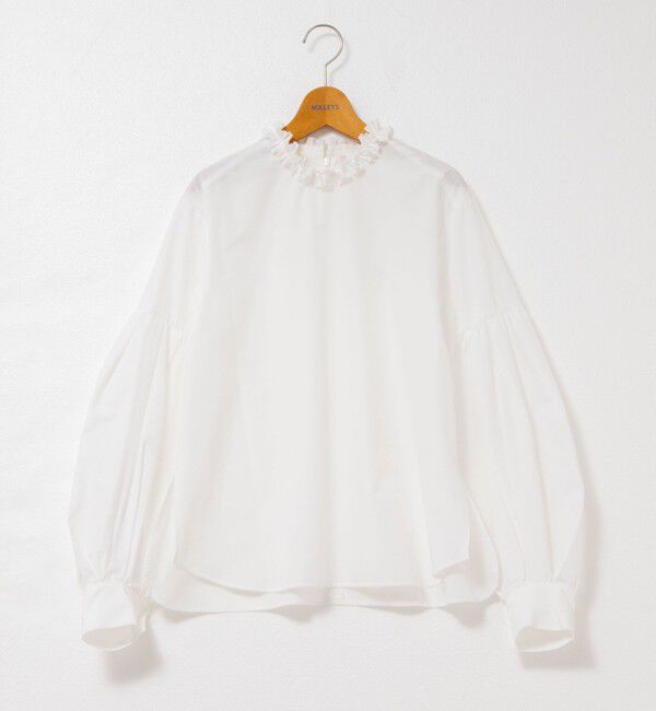 NOLLEY'S「【MARILYN MOON/マリリーンムーン】タックフリルボリュームブラウス」|シャツ・ブラウス|