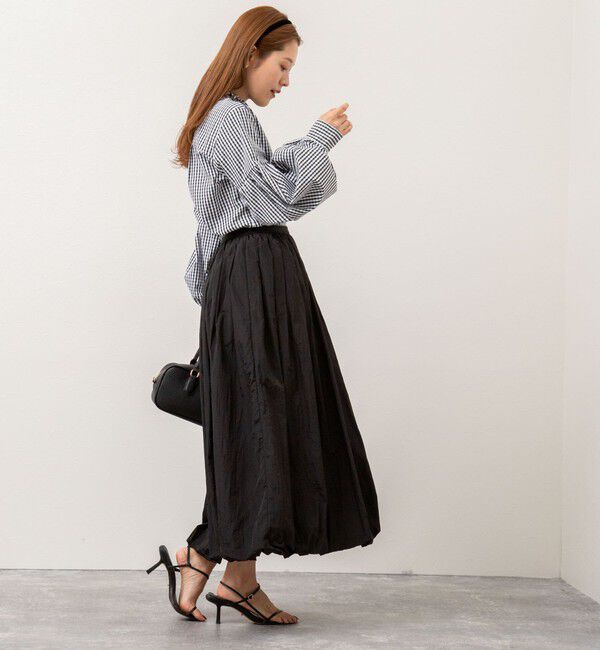 NOLLEY'S「【MARILYN MOON/マリリーンムーン】タックフリルボリュームブラウス」|シャツ・ブラウス|