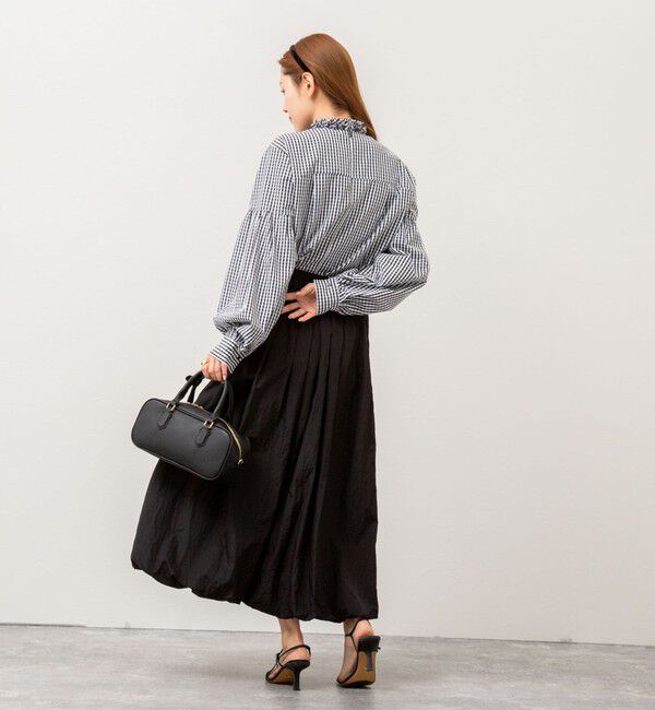 NOLLEY'S「【MARILYN MOON/マリリーンムーン】タックフリルボリュームブラウス」|シャツ・ブラウス|