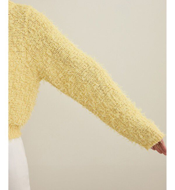 ROPE「【洗える】チュールハナモールツイードニット」|ニット・セーター|