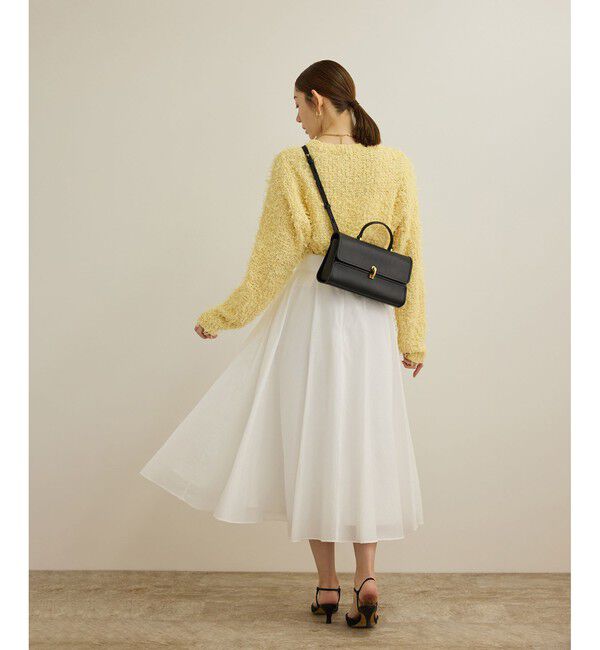 ROPE「【洗える】チュールハナモールツイードニット」|ニット・セーター|