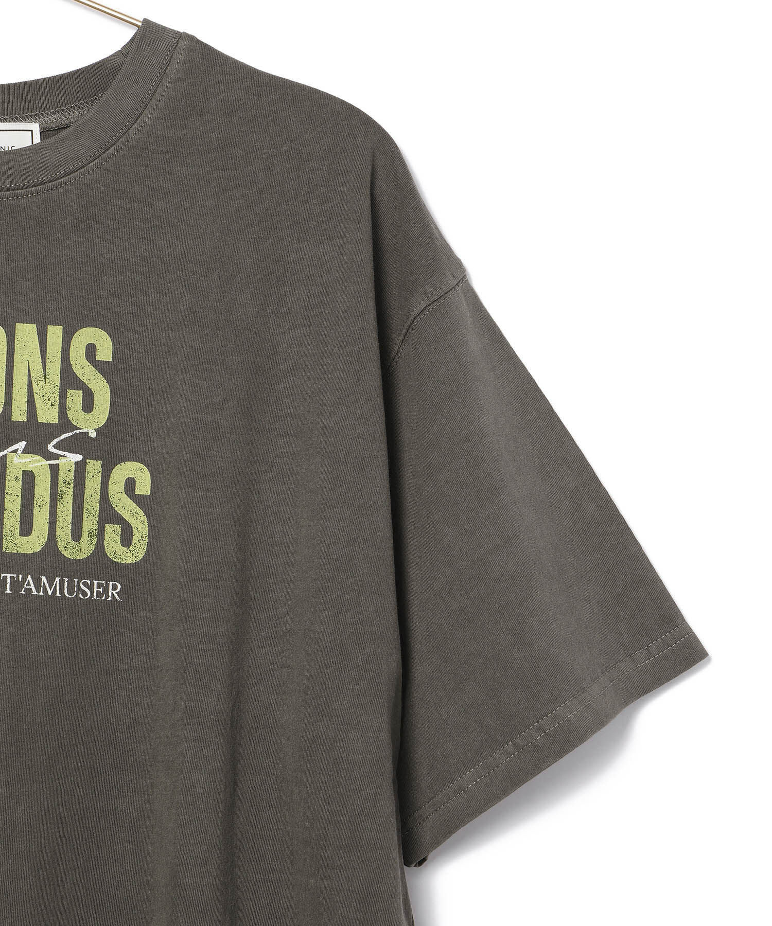 ROPE' PICNIC R「オーバーサイズピグメントロゴプリントTシャツ」|Tシャツ・カットソー|