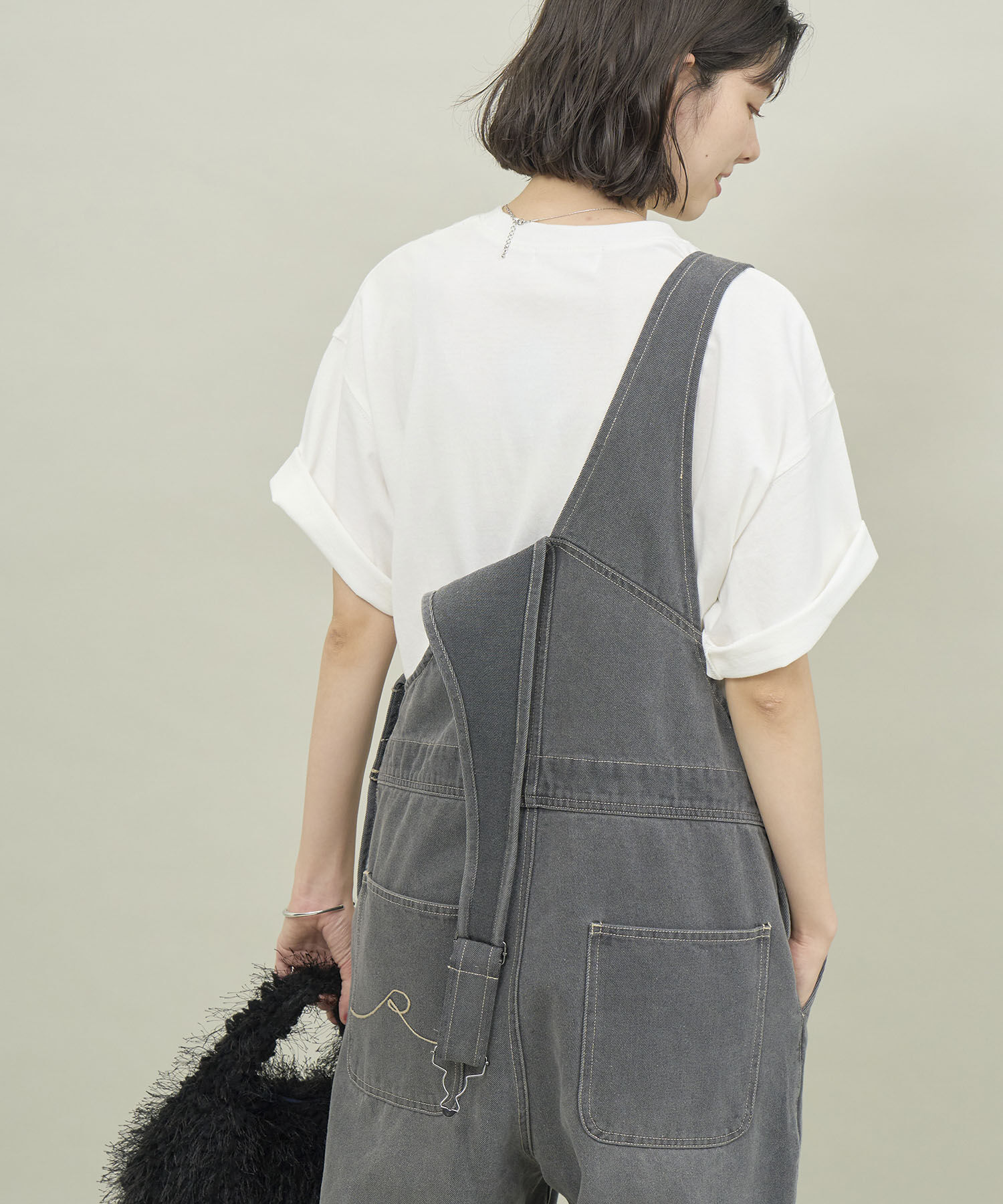 ROPE' PICNIC R「オーバーサイズピグメントロゴプリントTシャツ」|Tシャツ・カットソー|