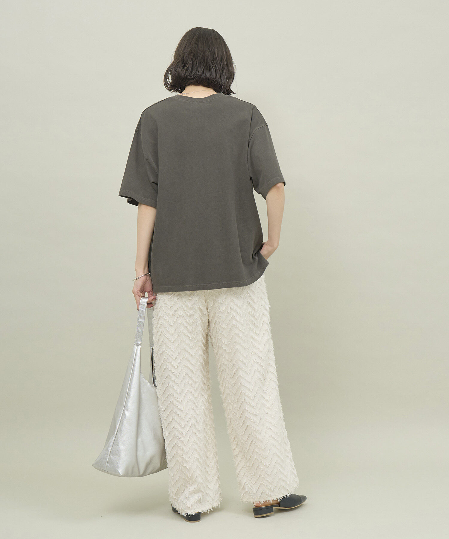 ROPE' PICNIC R「オーバーサイズピグメントロゴプリントTシャツ」|Tシャツ・カットソー|