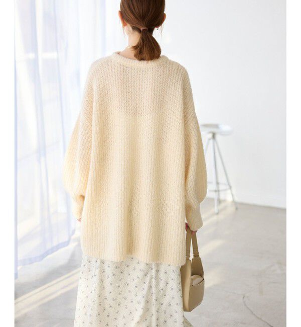 Rope&rsquo;Picnic「【emur/エミュール】ブークレニットチュニック」|ニット・セーター|