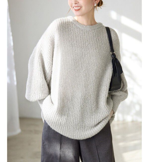 Rope&rsquo;Picnic「【emur/エミュール】ブークレニットチュニック」|ニット・セーター|