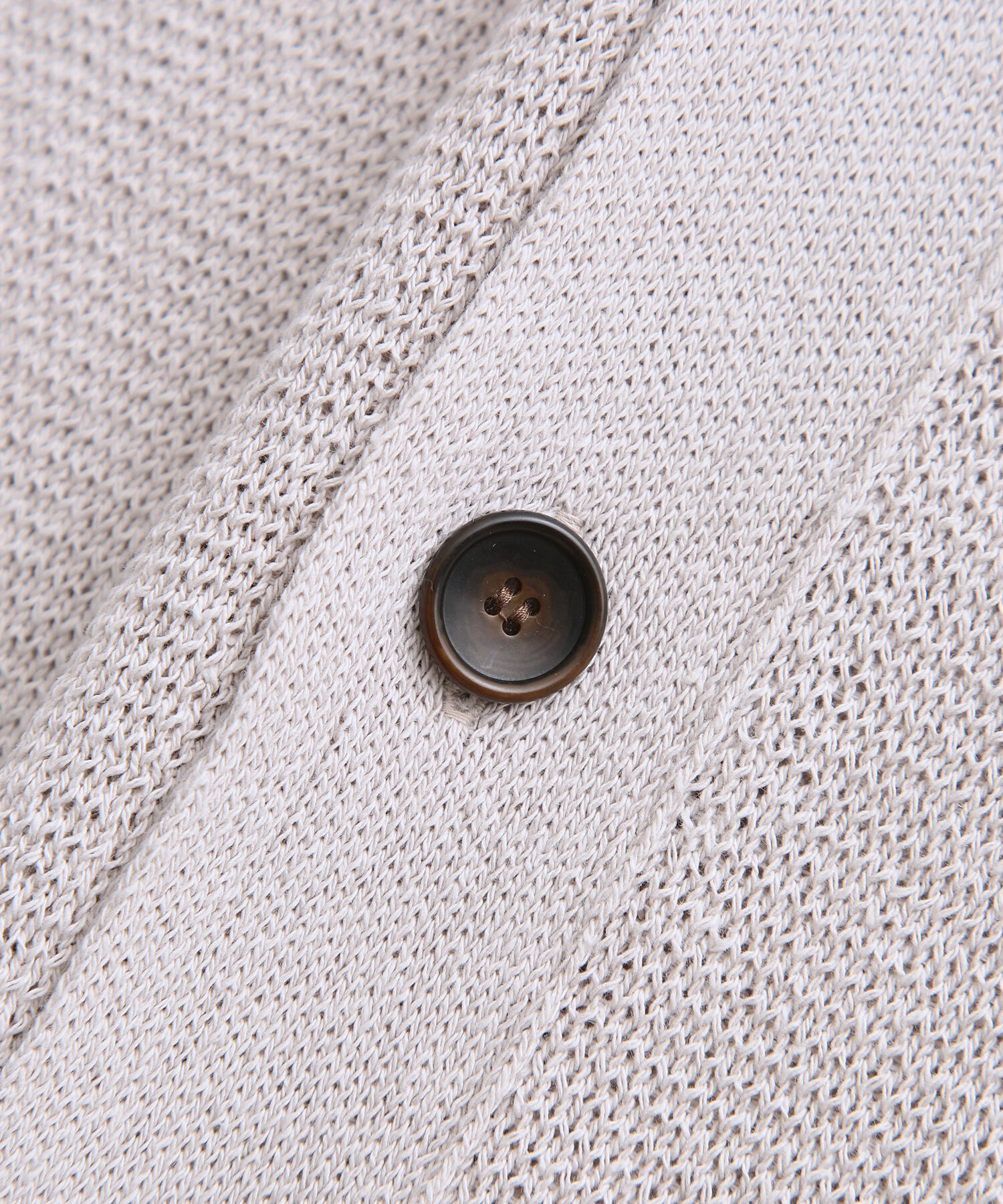 ADAM ET ROPE'「【Made In Japan/メイド イン ジャパン】ドライコットン Vネック カーディガン / ロングシーズン着用可能 /」|カーディガン|