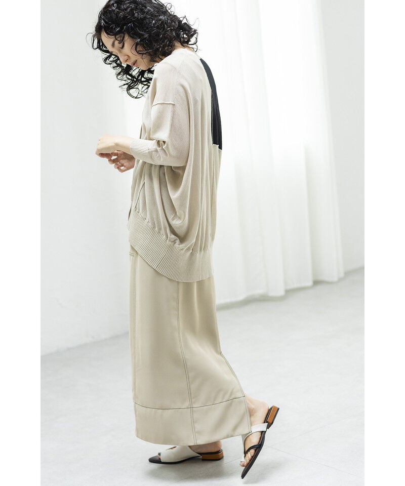  「切替ニットカーディガン」|ニット・セーター|