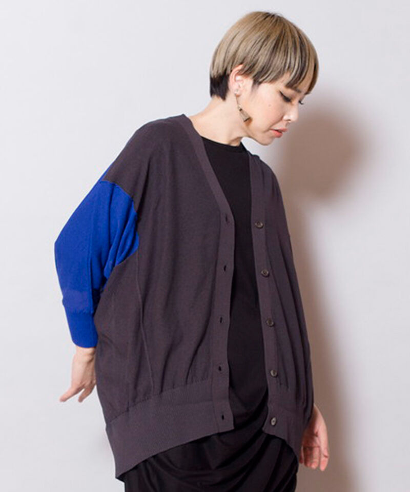  「切替ニットカーディガン」|ニット・セーター|CHARCOAL