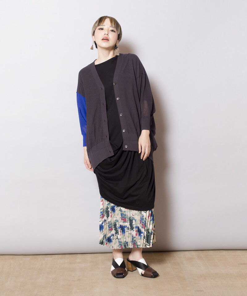  「切替ニットカーディガン」|ニット・セーター|