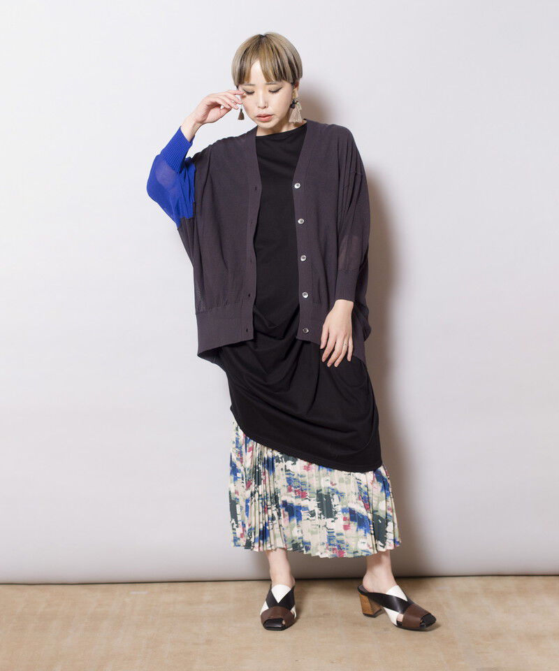  「切替ニットカーディガン」|ニット・セーター|