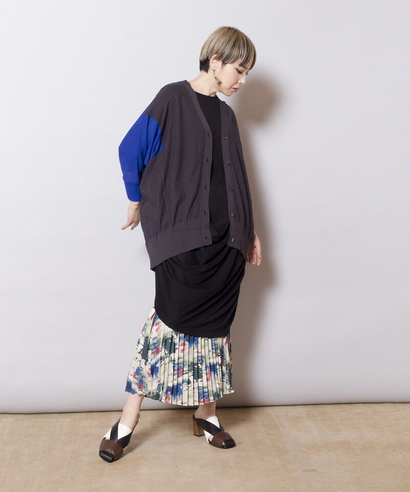  「切替ニットカーディガン」|ニット・セーター|