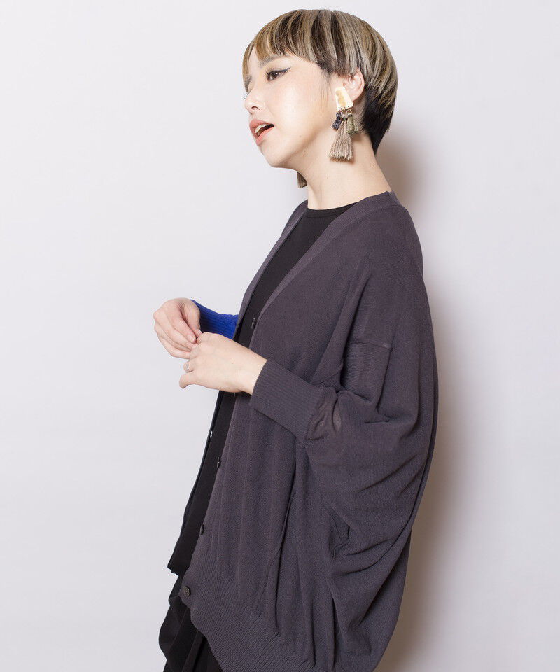  「切替ニットカーディガン」|ニット・セーター|