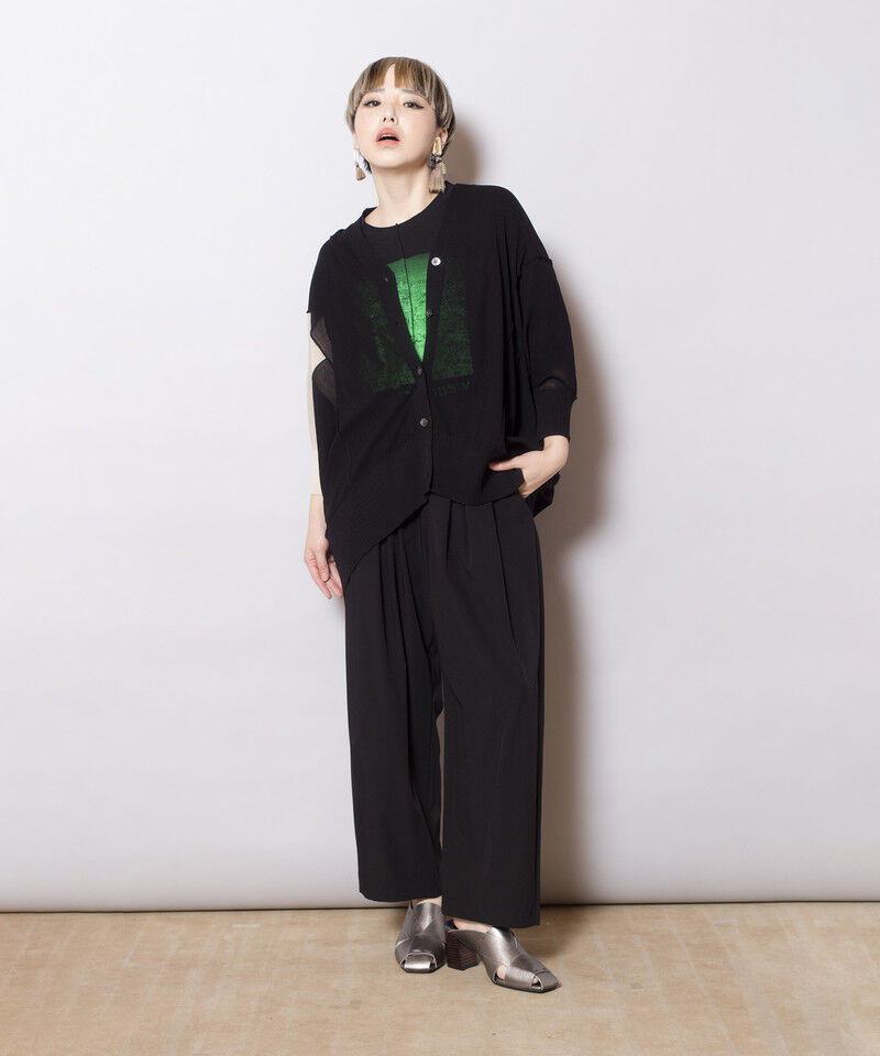  「切替ニットカーディガン」|ニット・セーター|