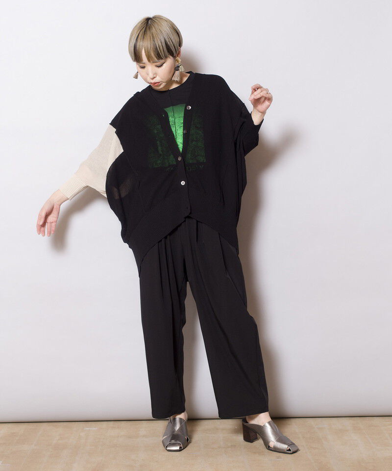  「切替ニットカーディガン」|ニット・セーター|