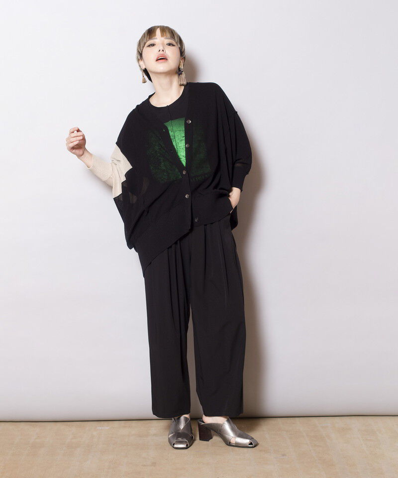  「切替ニットカーディガン」|ニット・セーター|