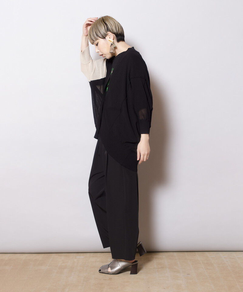  「切替ニットカーディガン」|ニット・セーター|