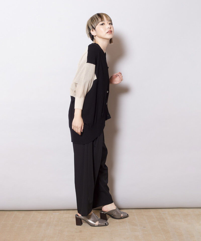  「切替ニットカーディガン」|ニット・セーター|
