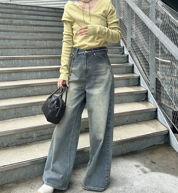  「[mline]オフショルニット」|ニット・セーター|