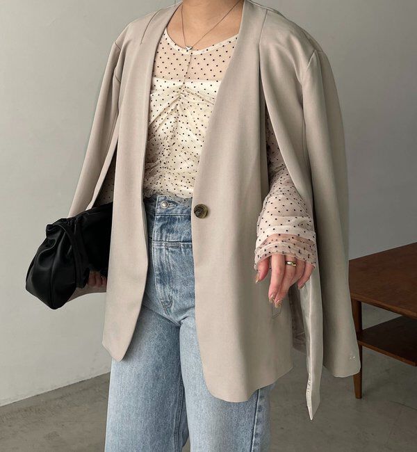  「〈C.L〉スリットスリーブジャケット」|テーラードジャケット|