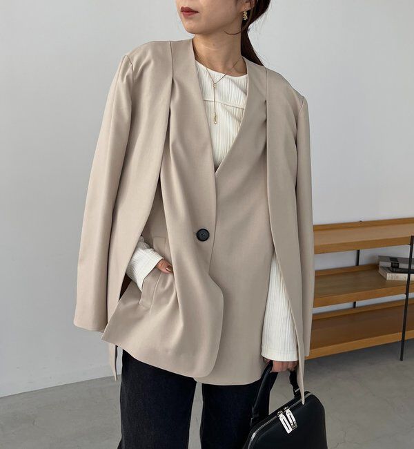  「〈C.L〉スリットスリーブジャケット」|テーラードジャケット|