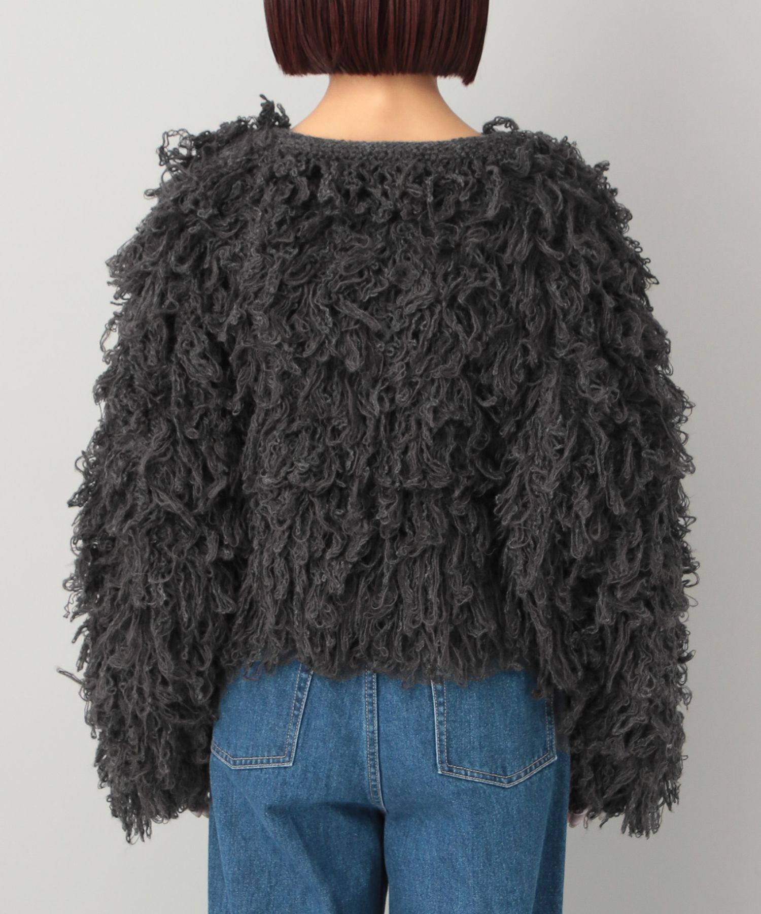 A part by 「ループショートニットアウター」|ニット・セーター|