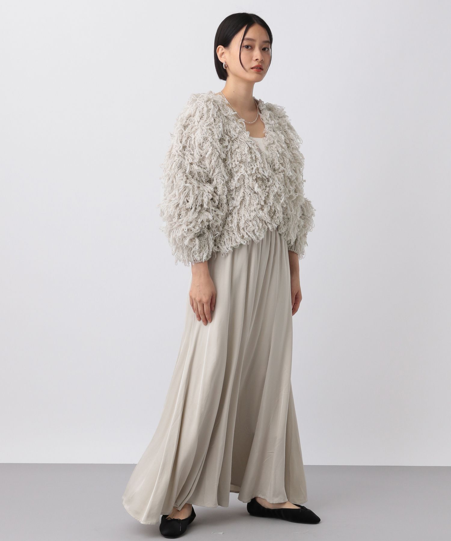 A part by 「ループショートニットアウター」|ニット・セーター|