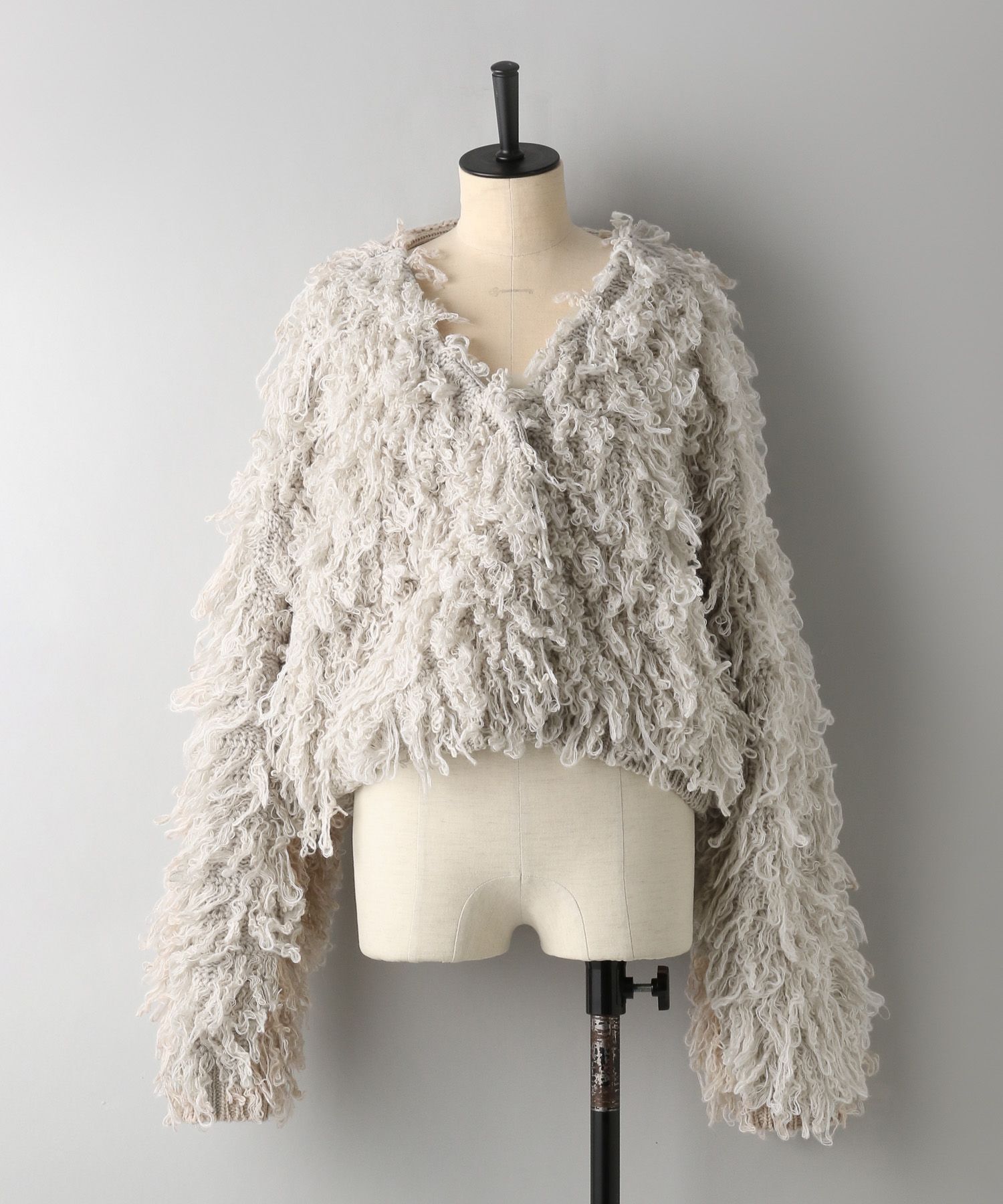 A part by 「ループショートニットアウター」|ニット・セーター|