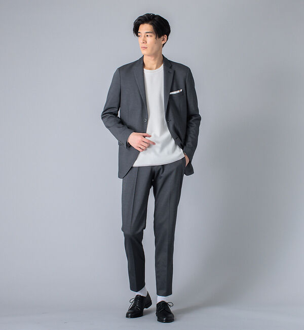 ABAHOUSE「【セットアップ対応/FLEX PANTS】バック ッシュ モクロディー スラック」|スラックス|