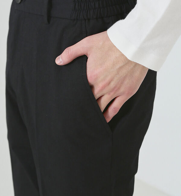 ABAHOUSE「【多機能/シェルタリングドライ】リネン混 イージー スラックス」|スラックス|