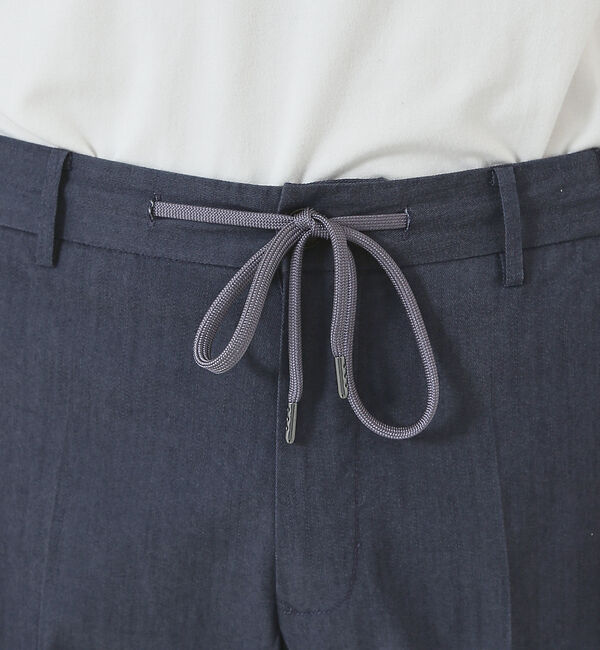 ABAHOUSE「【多機能/シェルタリングドライ】リネン混 イージー スラックス」|スラックス|