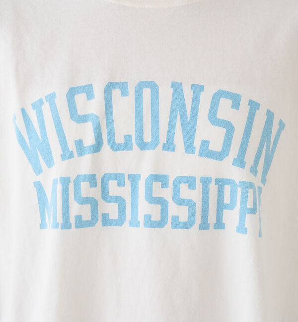 Rouge vif「【REMI RELIEF レミレリーフ】別注TEE WISCONSI ロゴTシャ」|Tシャツ・カットソー|