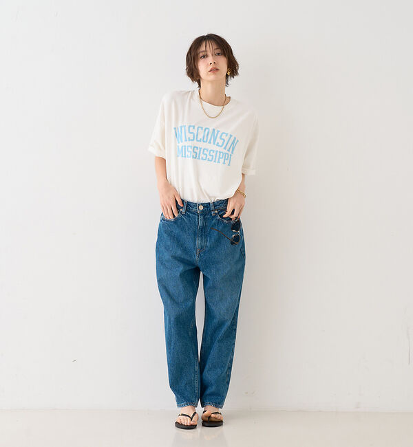 Rouge vif「【REMI RELIEF レミレリーフ】別注TEE WISCONSI ロゴTシャ」|Tシャツ・カットソー|