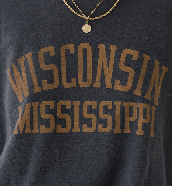 Rouge vif「【REMI RELIEF レミレリーフ】別注TEE WISCONSI ロゴTシャ」|Tシャツ・カットソー|