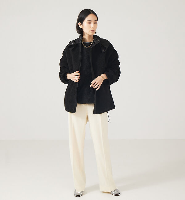 The Store by C' 「【VACHEMENT】ボアブルゾン」|ブルゾン・スタジャン|ブラック