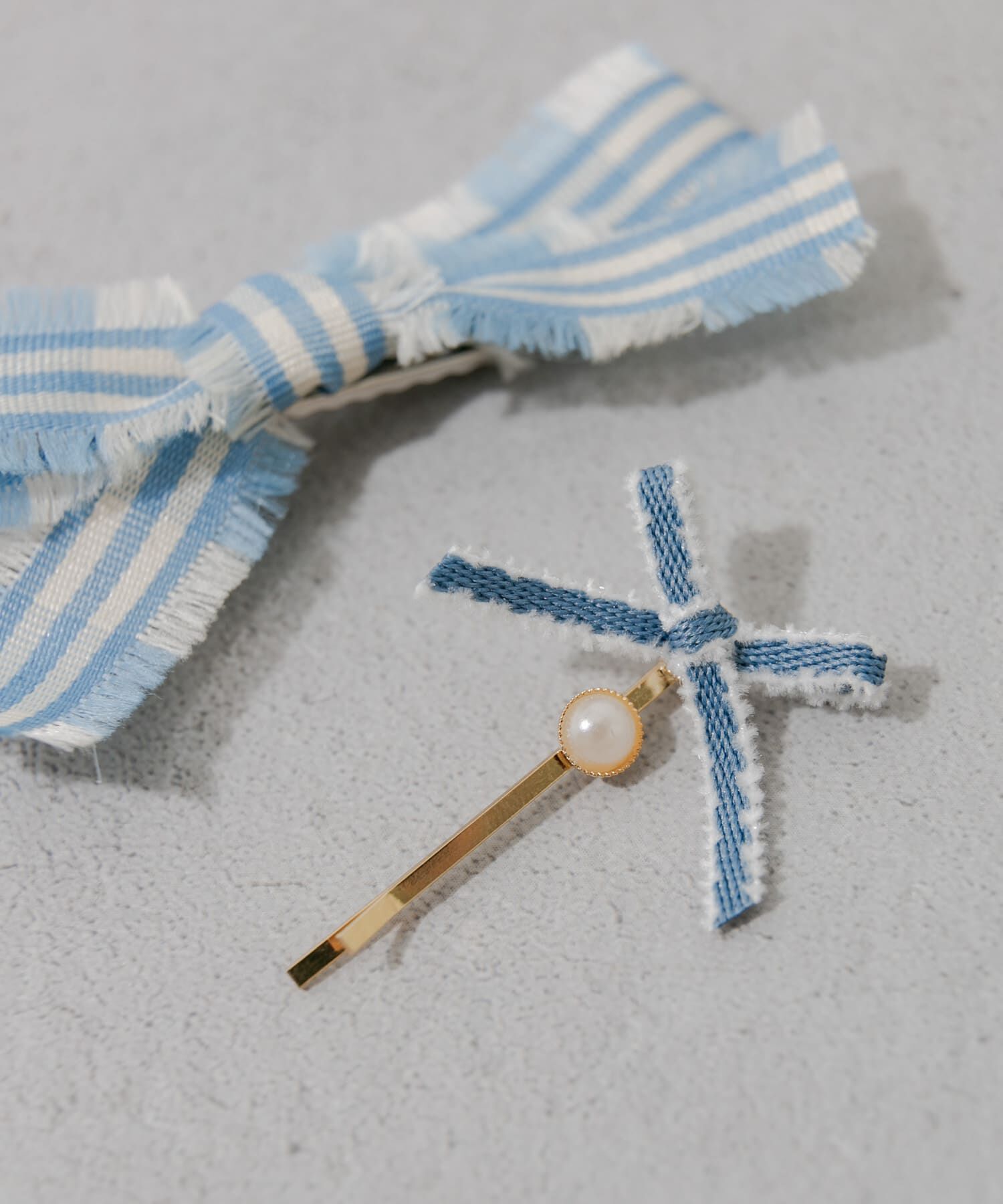 SMELLY「チェックリボン2セットピン」|その他|