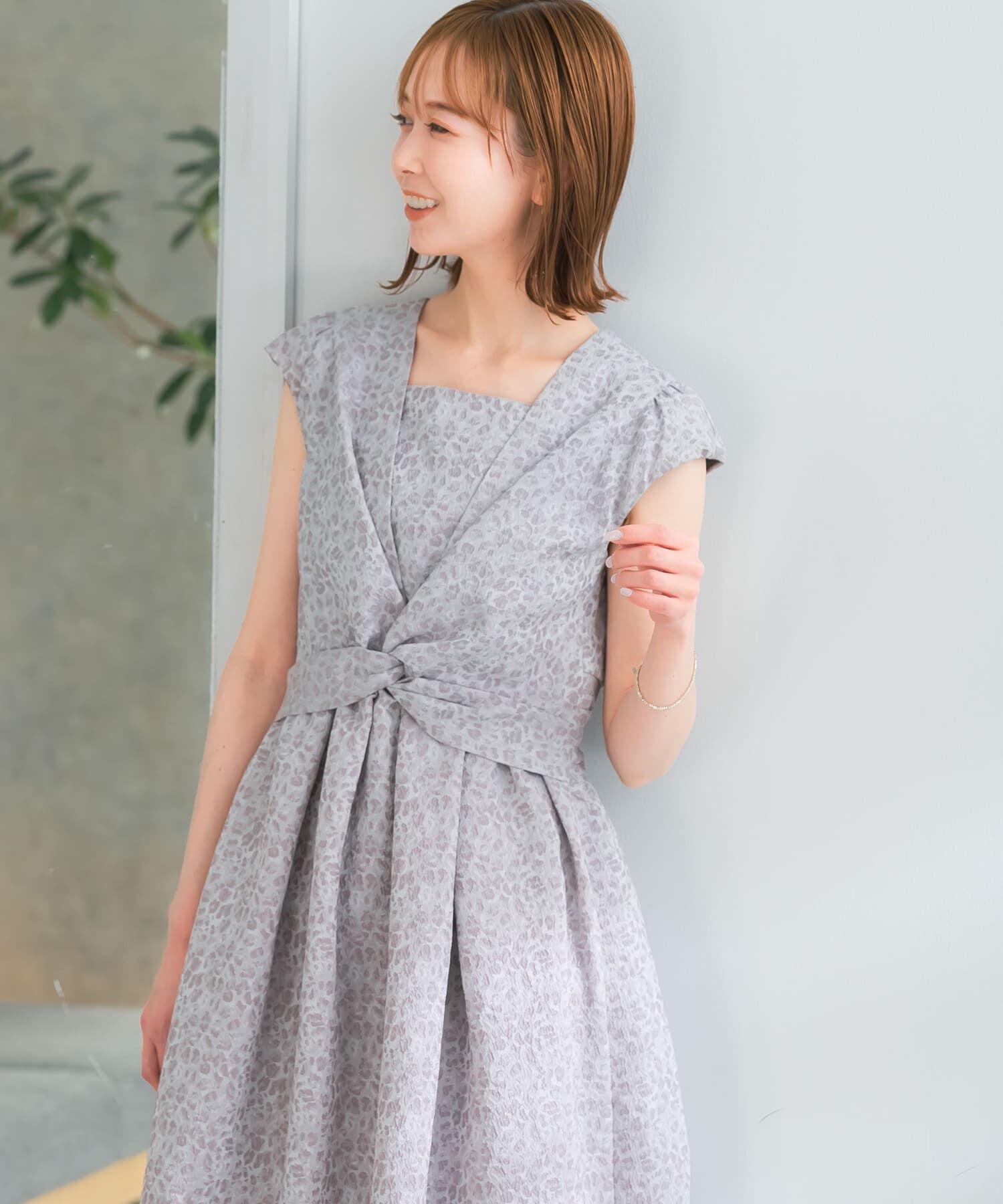 URBAN RESEARCH ROSSO「『別注』Chaco&times;ROSSO　ジャガード2WAYドレス」|ワンピース|