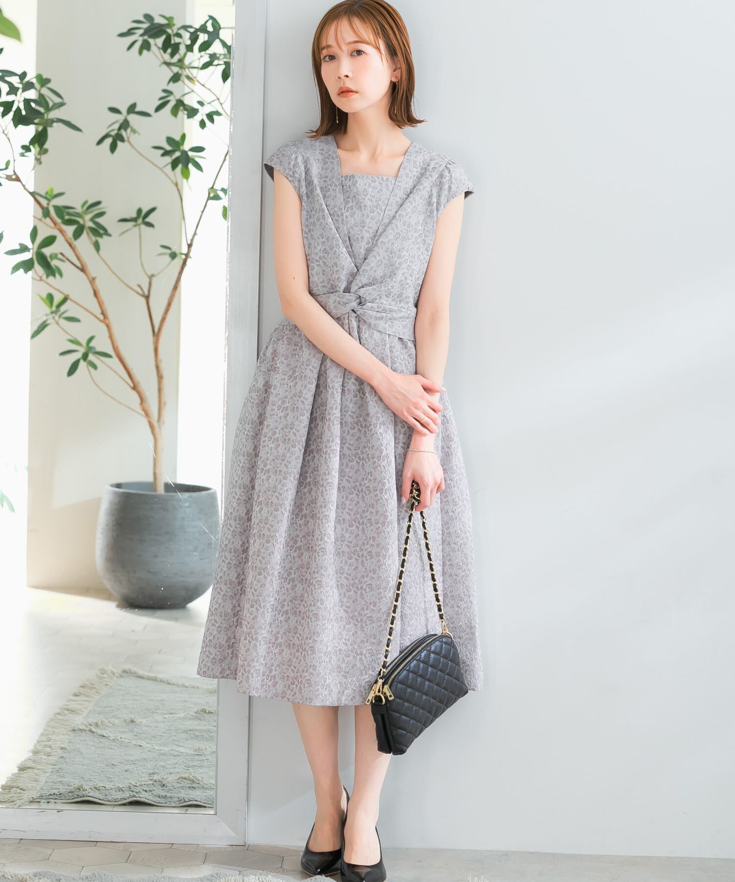 URBAN RESEARCH ROSSO「『別注』Chaco&times;ROSSO　ジャガード2WAYドレス」|ワンピース|