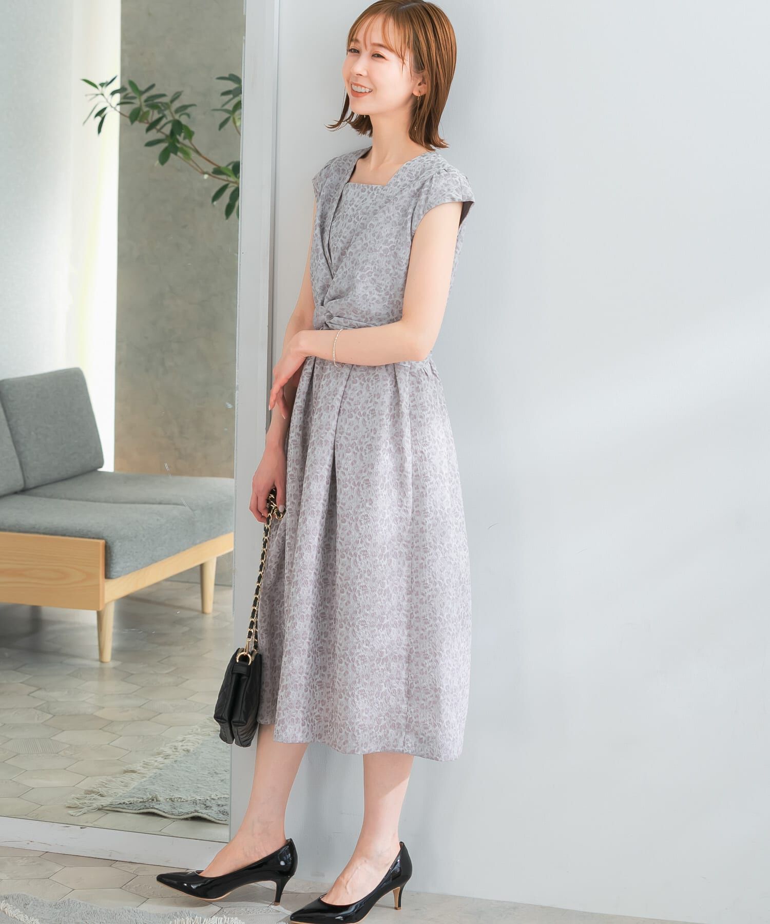 URBAN RESEARCH ROSSO「『別注』Chaco&times;ROSSO　ジャガード2WAYドレス」|ワンピース|